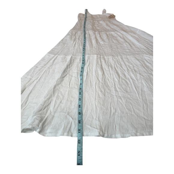 Jolie & Joy Sleeveless Smocked Open Caged Back Tiered Gauze Maxi Dress NWT - Picture 12 of 13